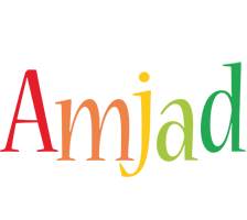 Amjad birthday logo
