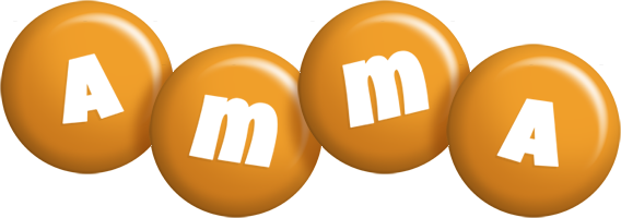Amma candy-orange logo