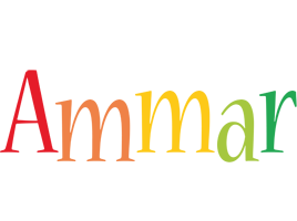 Ammar birthday logo