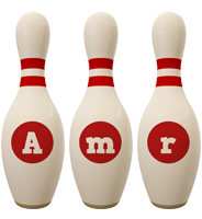 Amr bowling-pin logo
