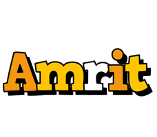 Amrit cartoon logo