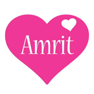 Amrit love-heart logo