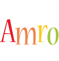 Amro birthday logo