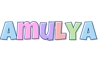 Amulya pastel logo