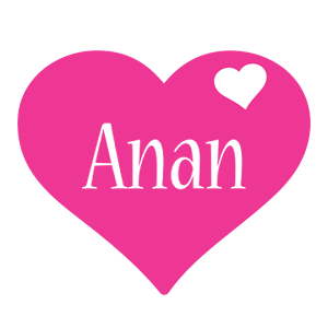 Anan love-heart logo