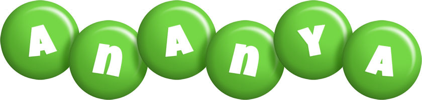 Ananya candy-green logo