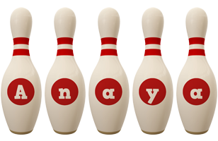 Anaya bowling-pin logo