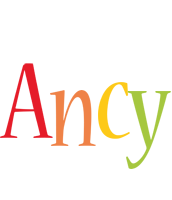 Ancy birthday logo
