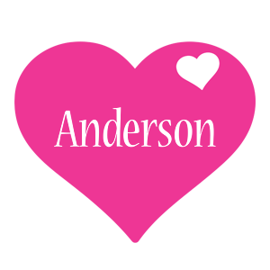 Anderson love-heart logo