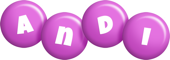 Andi candy-purple logo