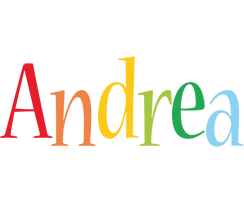 Andrea birthday logo
