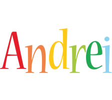 Andrei birthday logo