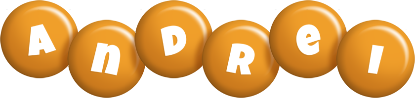 Andrei candy-orange logo