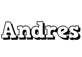 Andres snowing logo