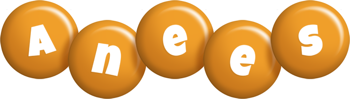 Anees candy-orange logo