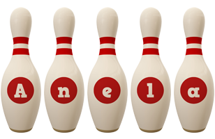 Anela bowling-pin logo