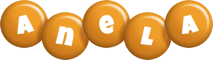 Anela candy-orange logo