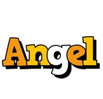 Angel cartoon logo