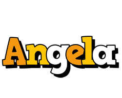 Angela cartoon logo