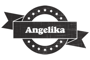 Angelika grunge logo