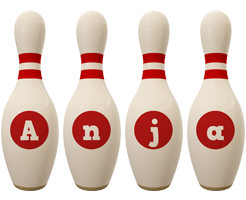 Anja bowling-pin logo
