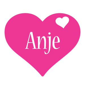 Anje love-heart logo