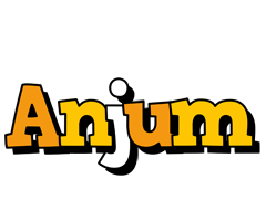 Anjum cartoon logo