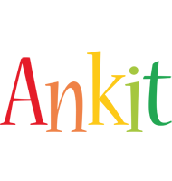 Ankit birthday logo