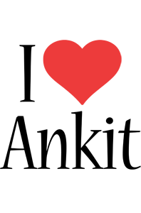 Ankit i-love logo