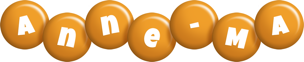 Anne-Ma candy-orange logo