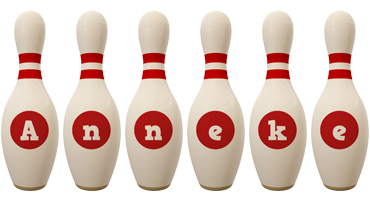 Anneke bowling-pin logo