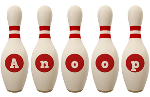Anoop bowling-pin logo