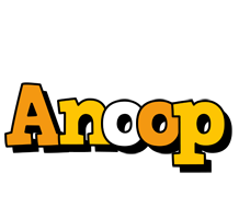 Anoop cartoon logo