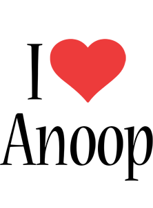 Anoop i-love logo