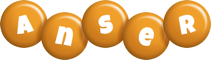 Anser candy-orange logo
