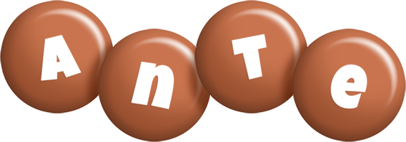 Ante candy-brown logo
