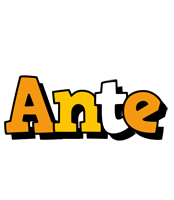 Ante cartoon logo