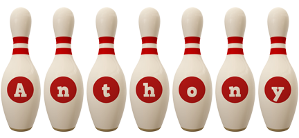 Anthony bowling-pin logo