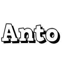 Anto snowing logo