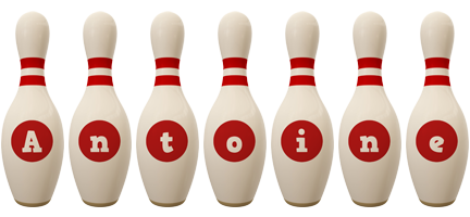 Antoine bowling-pin logo