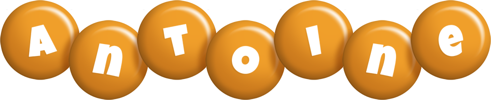 Antoine candy-orange logo