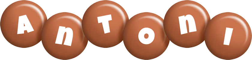 Antoni candy-brown logo