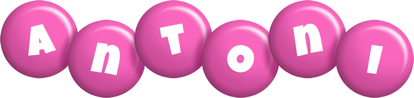 Antoni candy-pink logo