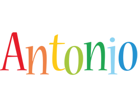Antonio birthday logo