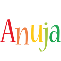 Anuja birthday logo