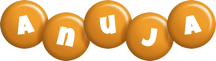 Anuja candy-orange logo