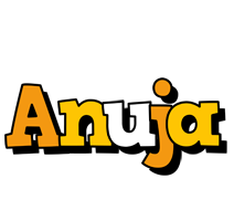 Anuja cartoon logo