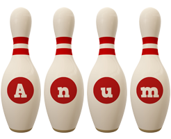 Anum bowling-pin logo