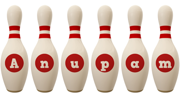 Anupam bowling-pin logo