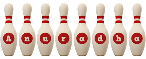 Anuradha bowling-pin logo